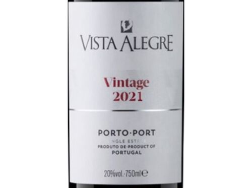 VINHO DO PORTO VISTA ALEGRE VINTAGE 2021 0.75L image number 1