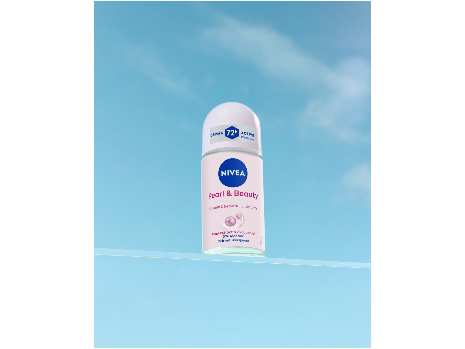 DESODORIZANTE NIVEA ROLL-ON PEARL & BEAUTY 50 ML image number 1