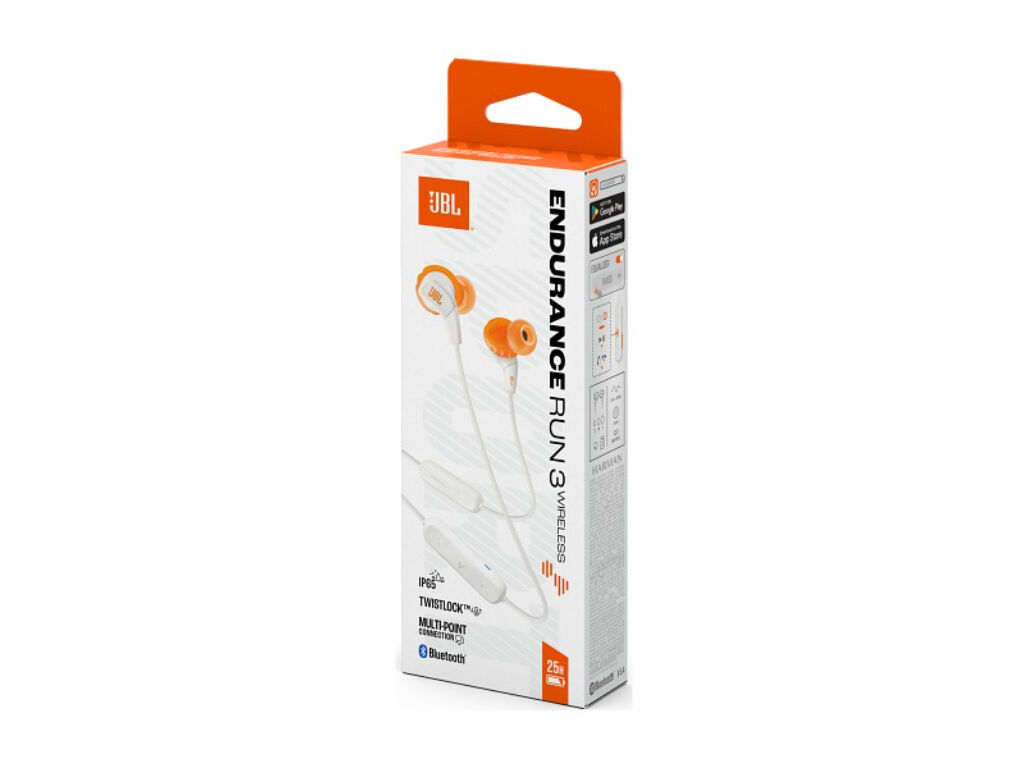 AURICULARES BT JBL ENDURANCE RUN 3 BRANCO image number 9