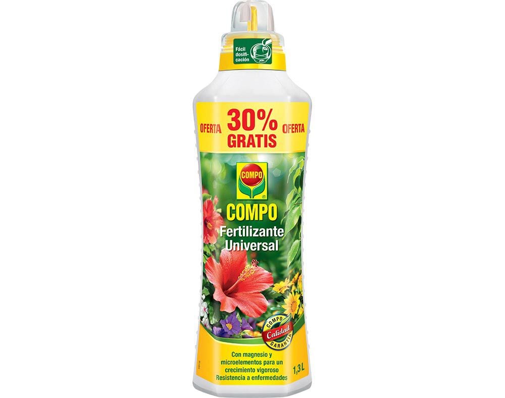 FERTILIZANTE L&Iacute;QUIDO COMPO UNIVERSAL 1L + 300ML