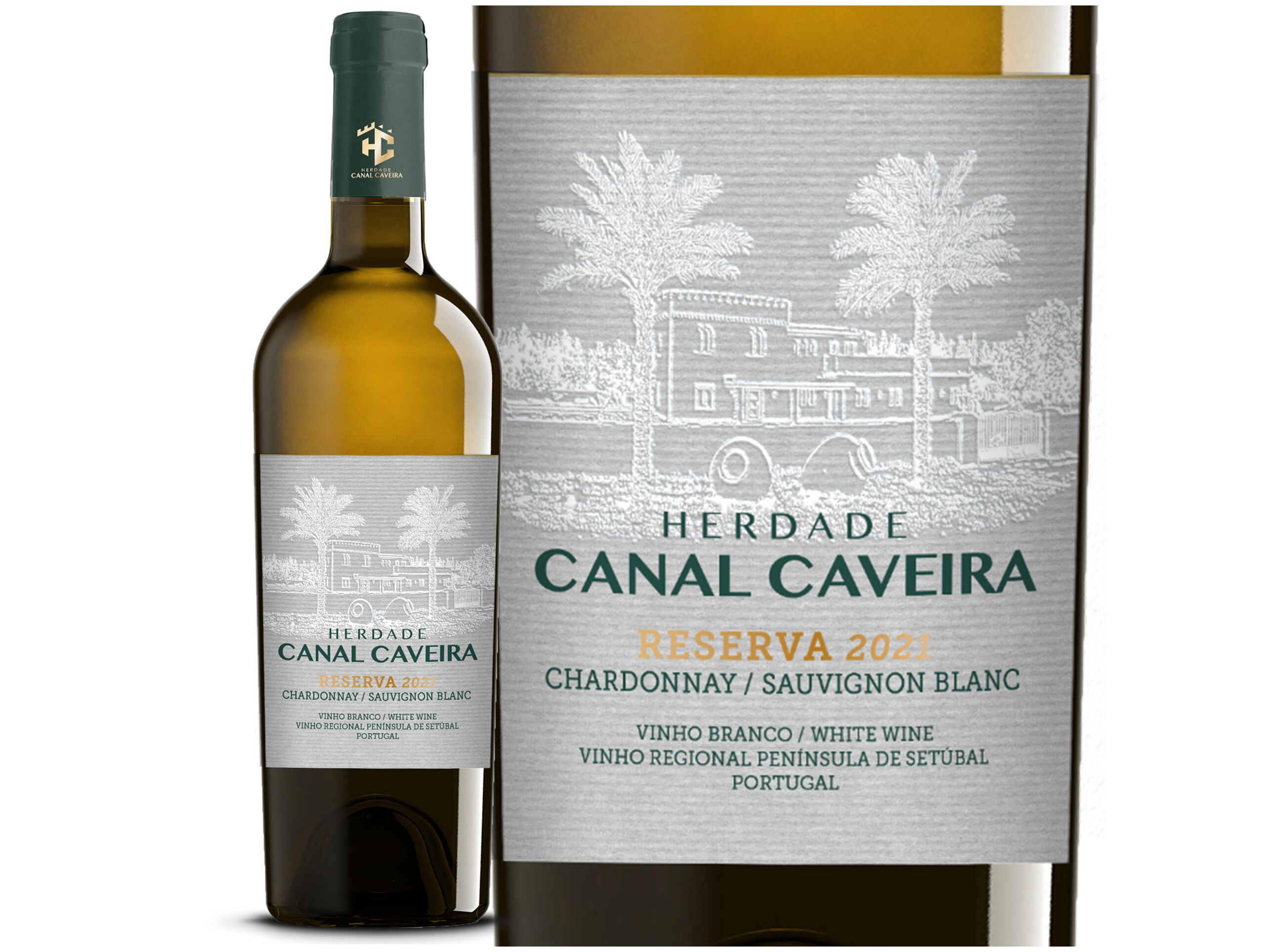 VINHO BRANCO HCC RESERVA CHARDONAY SAUVIGNON 0.75L image number 2