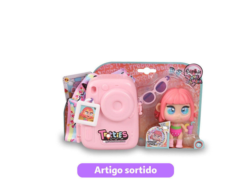 CAMERA DE VIAGEM TROTTIES MINI MODELOS SORTIDOS image number 0