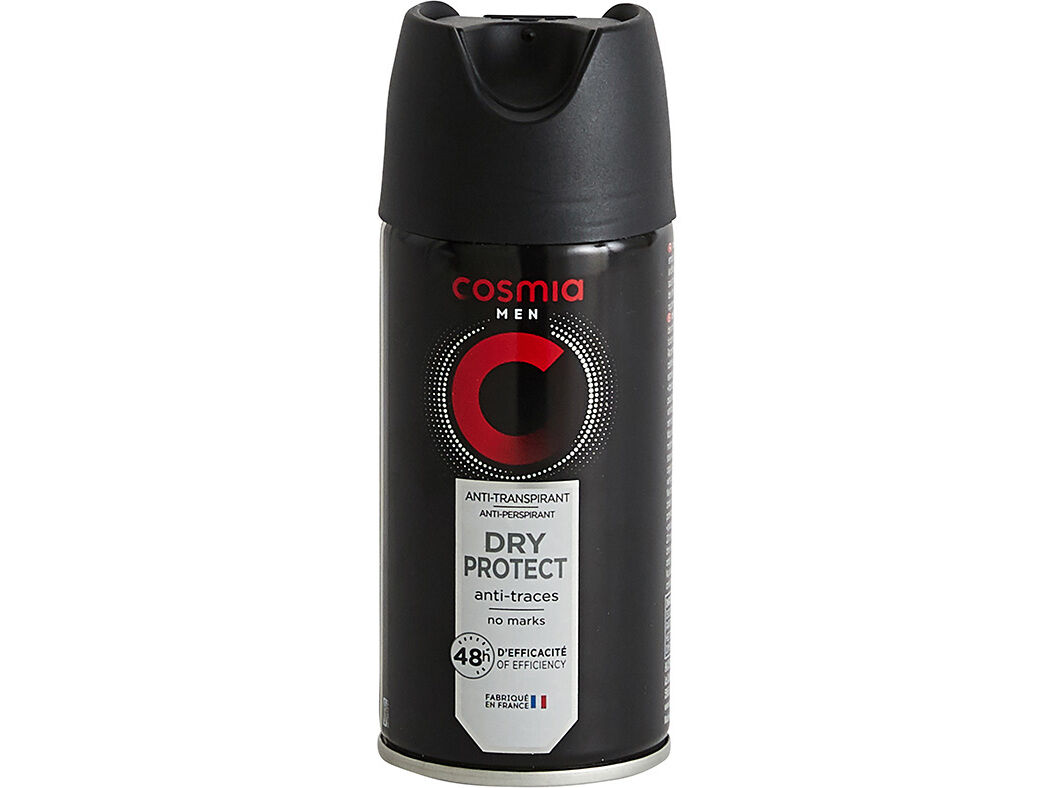 DESODORIZANTE SPRAY COSMIA MEN DRY PROTECT 150ML image number 0
