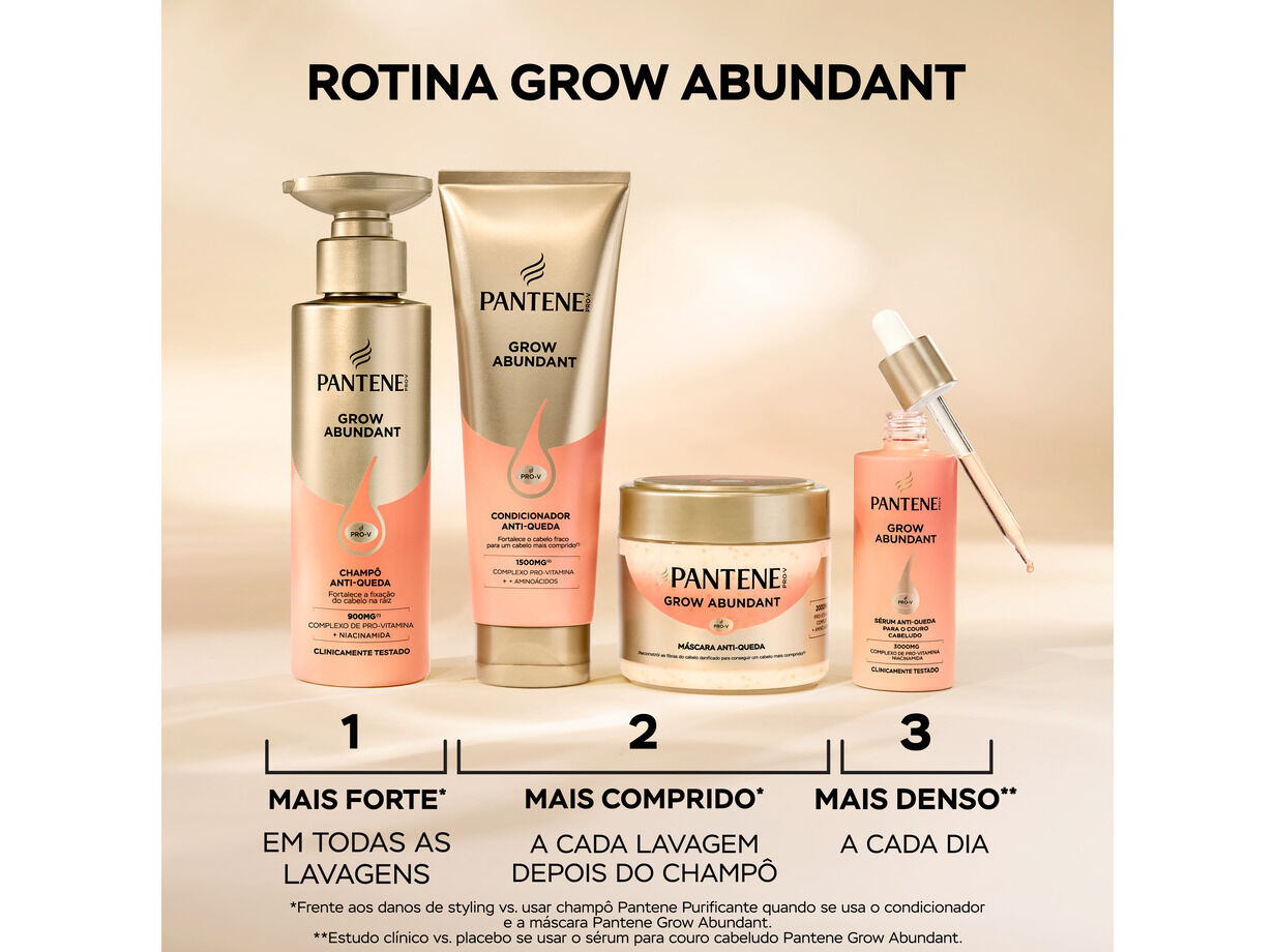 CONDICIONADOR ANTIQUEDA PANTENE GROW ABUNDANT 250ML image number 3