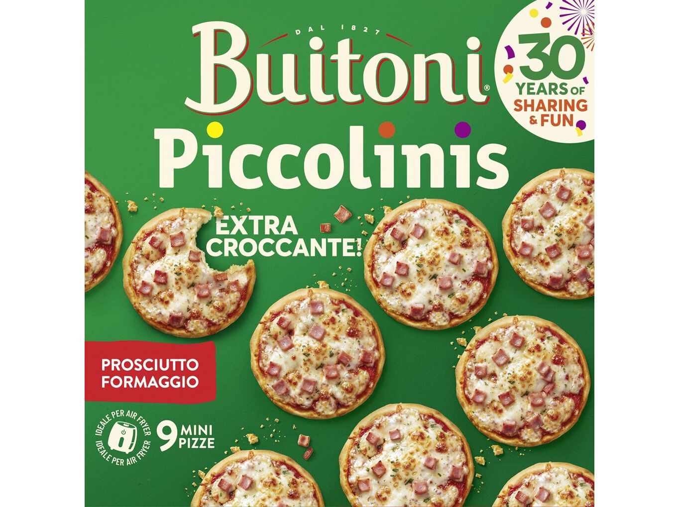 MINI PIZZAS BUITONI PICCOLINIS QUEIJO E FIAMBRE 270G image number 0