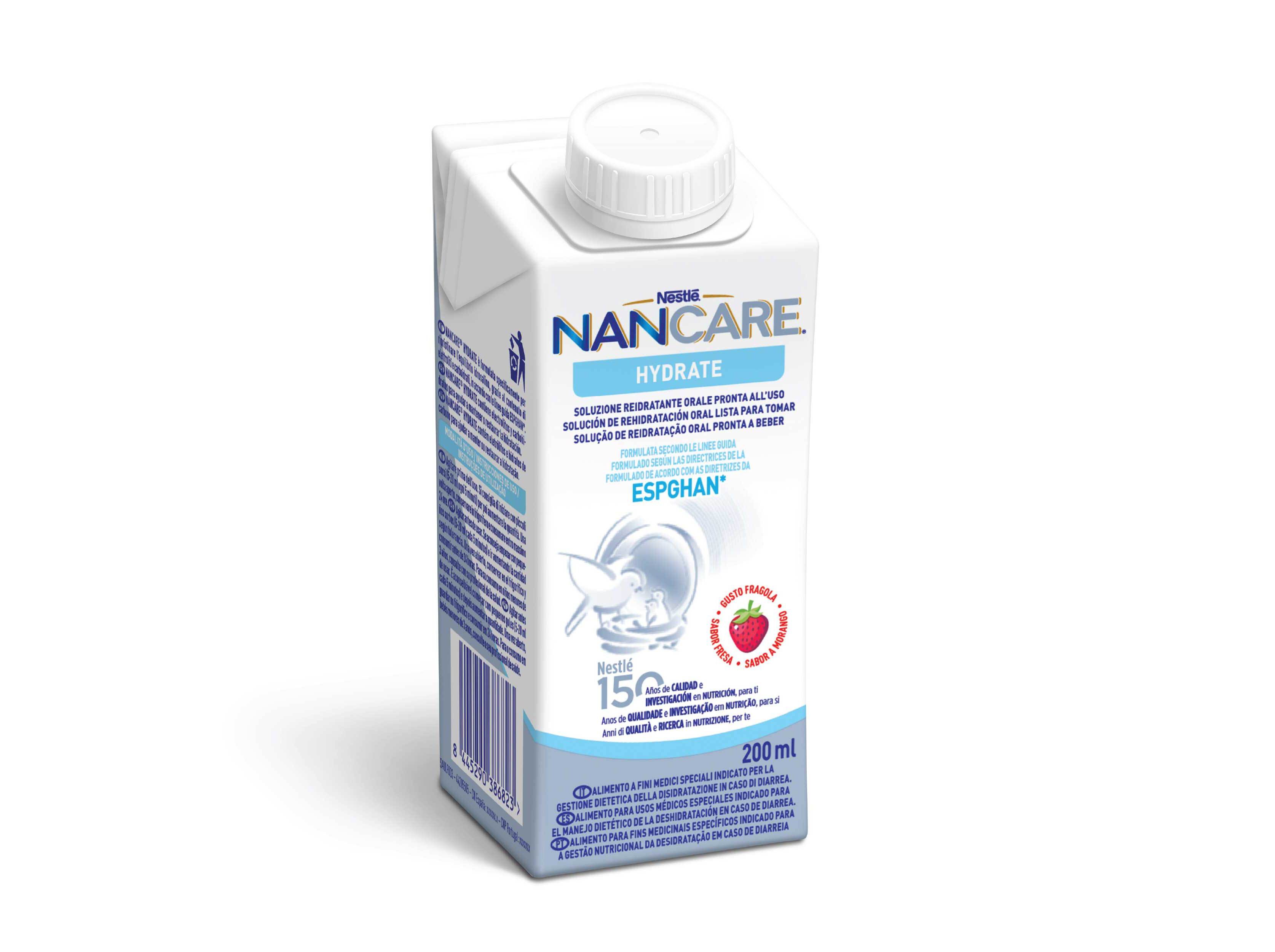 SUPLEMENTO NANCARE HYDRATE MORANGO 4X200ML image number 0