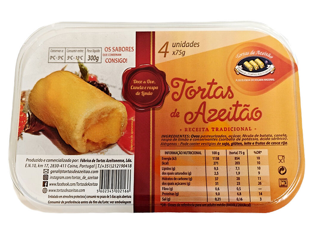 TORTAS AZEIT&Atilde;O UN 4X 75G image number 1