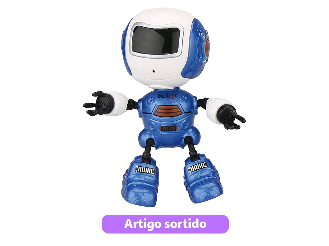 ROBOT COM GRAVADOR VOZ ONE TWO FUN CORES SORTIDAS image number 1