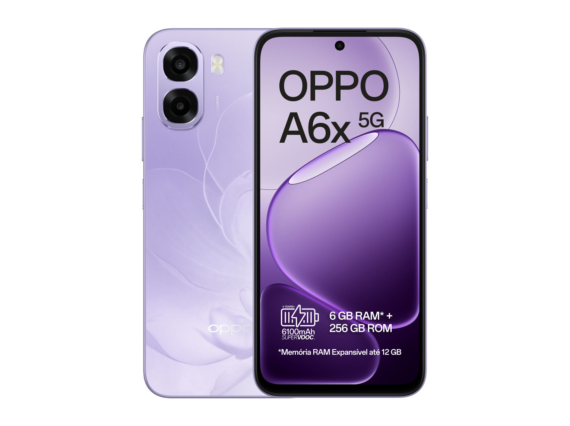 SMARTPHONE OPPO VIOLETA 6/256GB A6X 5G
