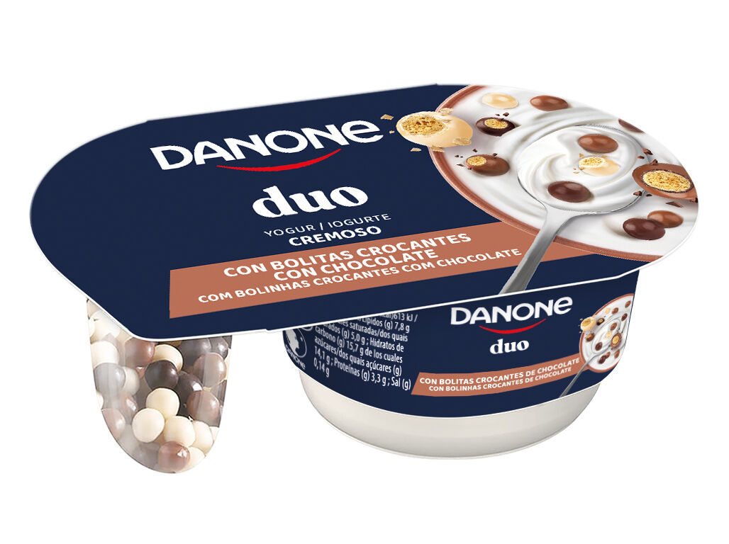 IOGURTE DANONE DUO CHOCOBALLS 100G image number 0