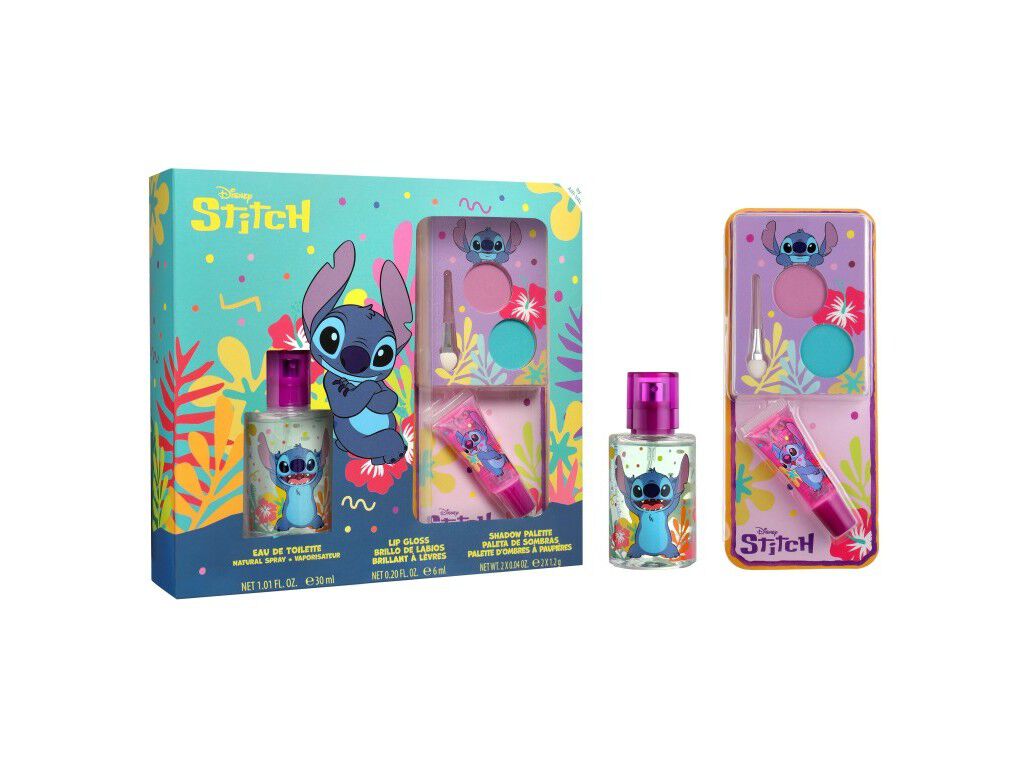 CONJUNTO STITCH LIP GLOSS + SOMBRAS image number 0