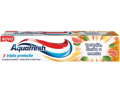 Pasta de Dentes Toranja Limão E Menta Aquafresh 75ml