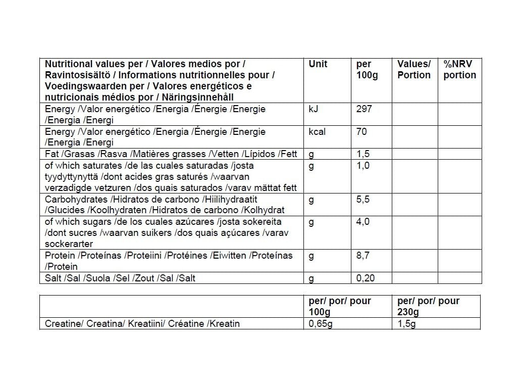 SOBREMESA LACTEA EHRMANN PROT+CREATINA CHOCOLATE 230G image number 1
