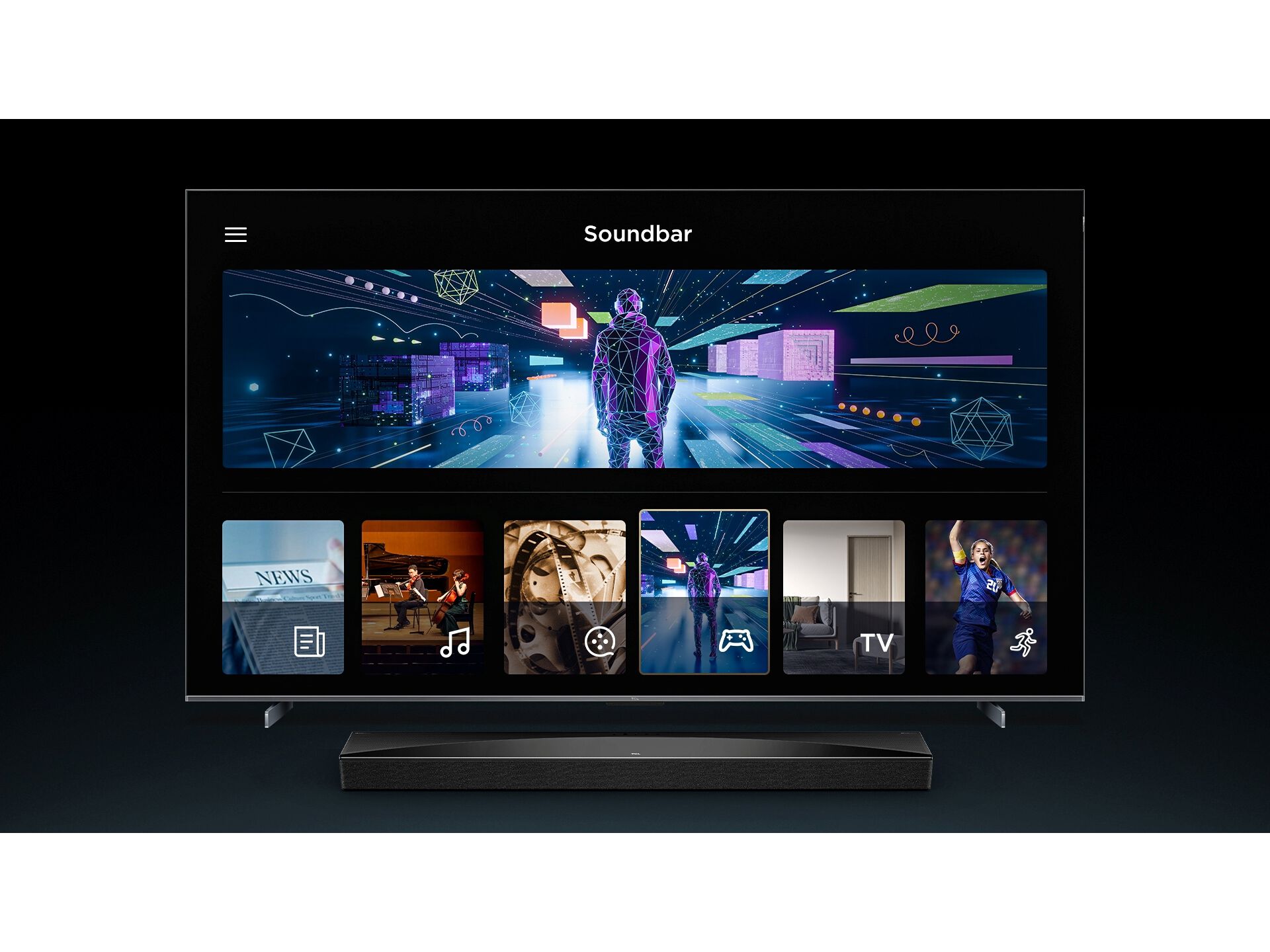 SOUND BAR COM SUBWOOFER TCL Q65H DOLBY ATMOS 5.1CH 580W image number 6