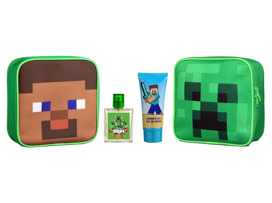 CONJUNTO MINECRAFT EDT 30 ML +SHOWER GEL+BOLSA O