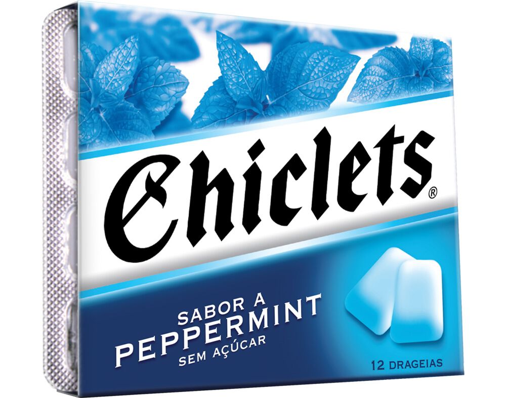 PASTILHAS CHICLETS EL&Aacute;STICAS PEPPERMINT UN image number 0