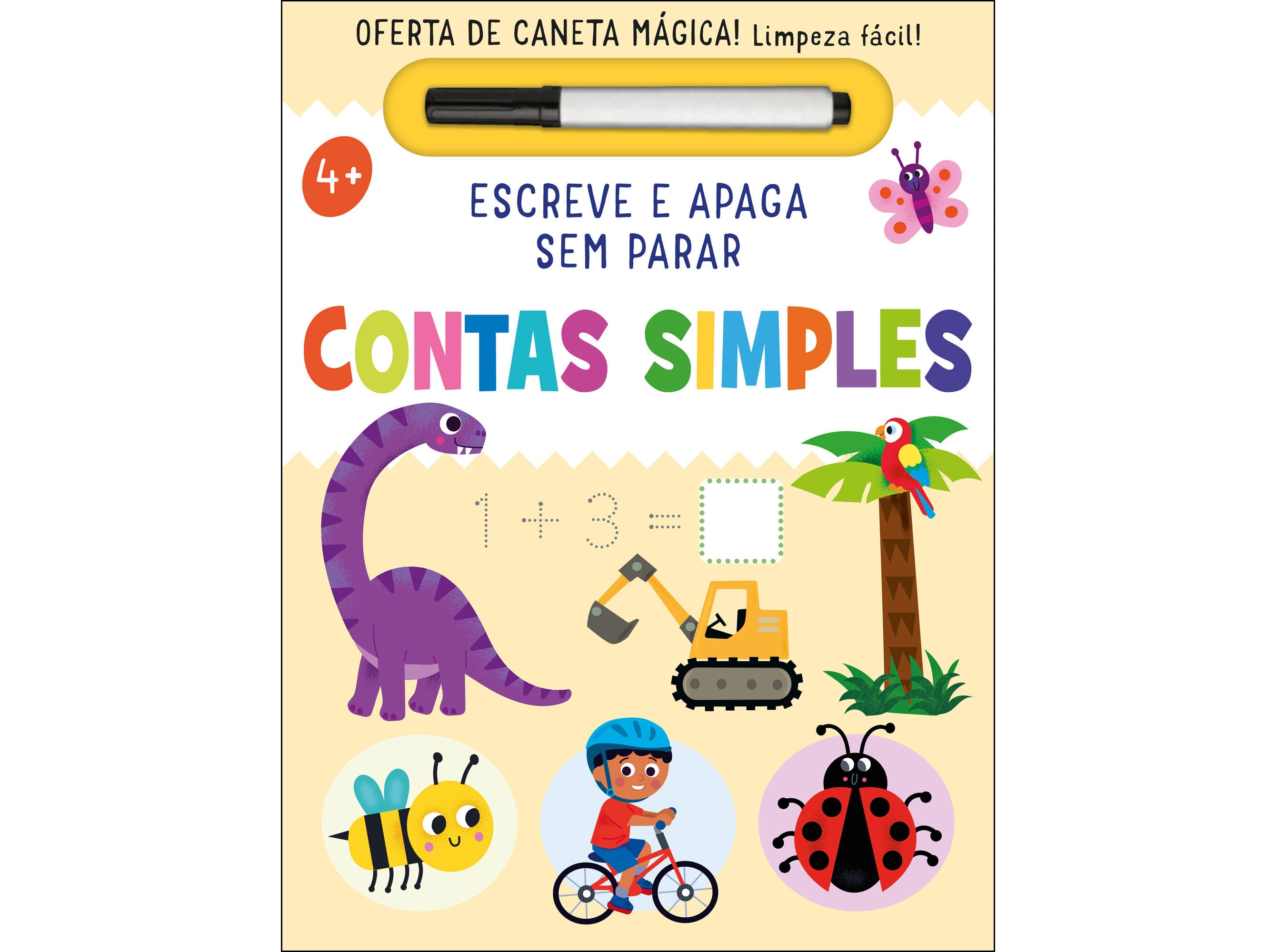 LIVRO ESCREVE E APAGA SEM PARAR: CONTAS SIMPLES image number 0
