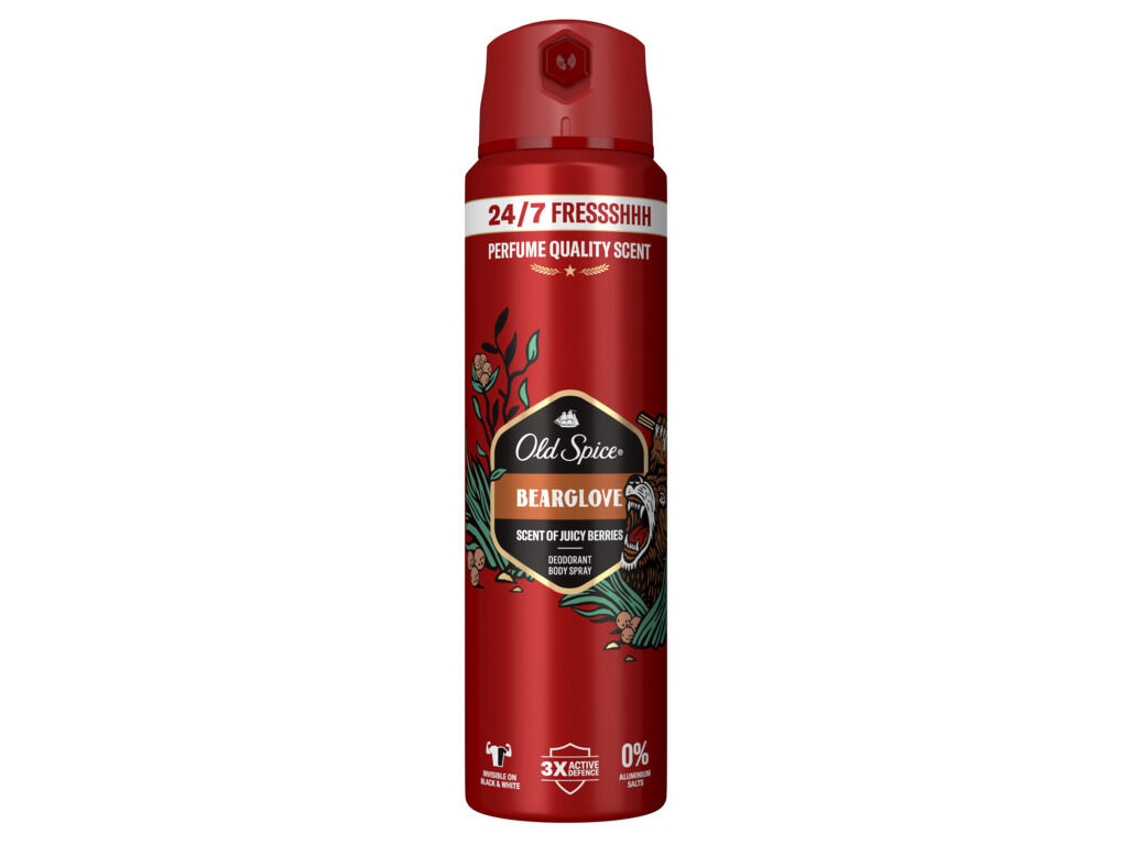 DEOS HOMEM - SPRAY OLD SPICE BEARGLOVE 150ML image number 0
