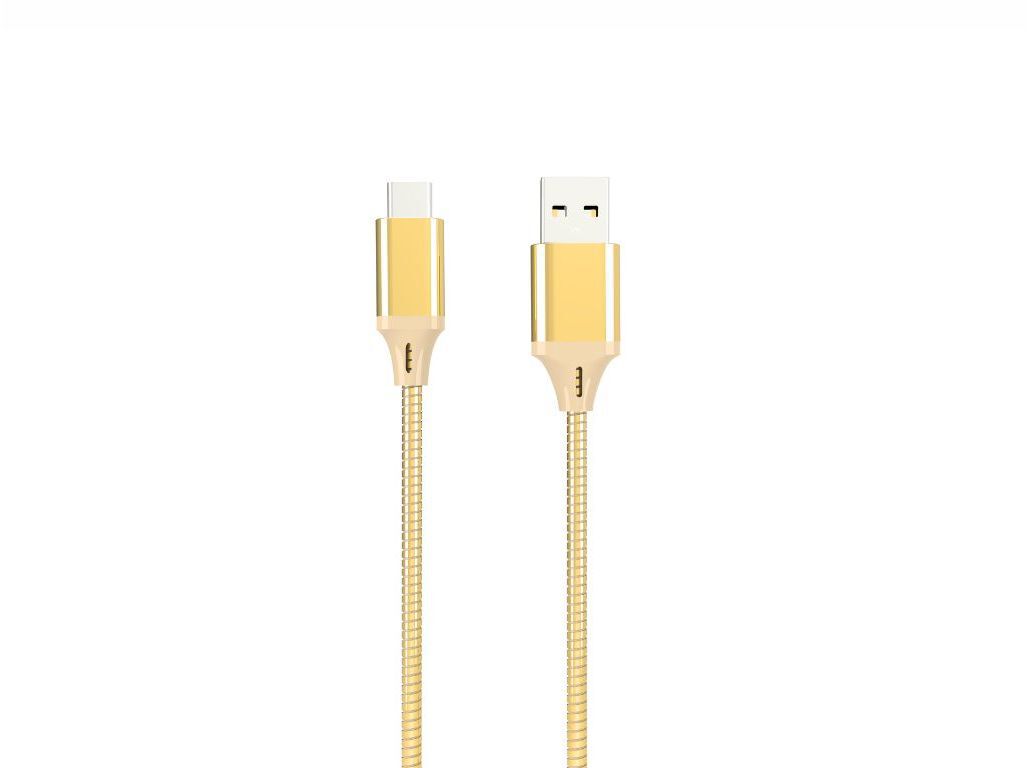 CABO USBA-USBC QILIVE 600166076 METAL GOLD