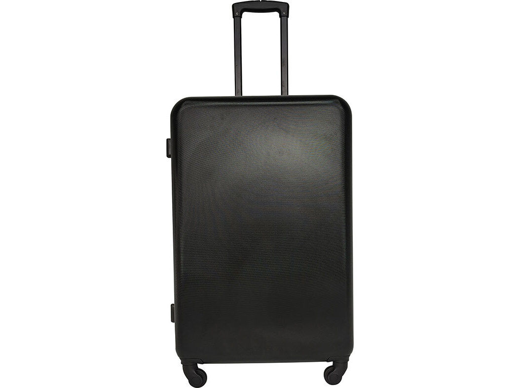 MALA DE VIAGEM GRANDE R&Iacute;GIDA AIRPORT PRETO 4 RODAS 50X75X30CM