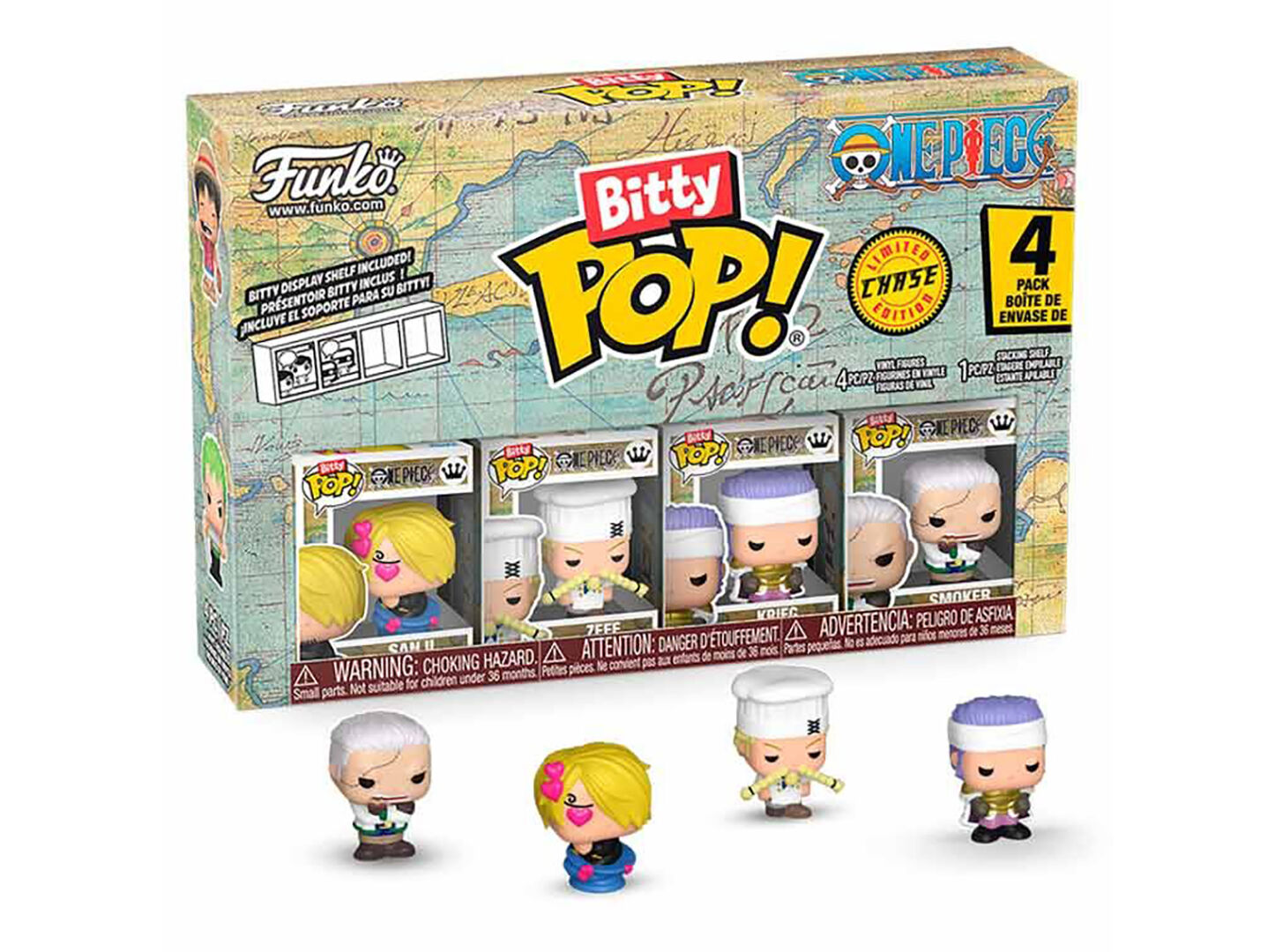 FIGURA FUNKO BITTY POP: ONE PIECE- SANJI 4P