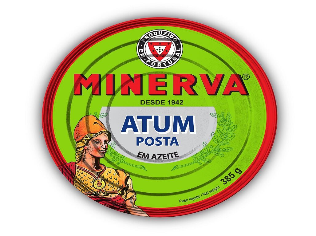 ATUM POSTA MINERVA EM AZEITE 385G(250G) image number 1