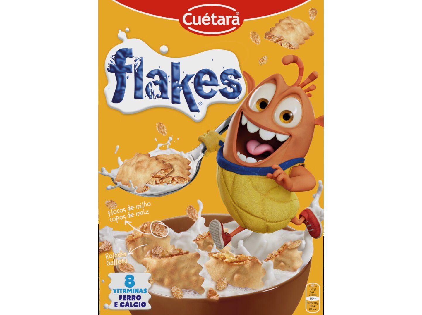BOLACHA RECHEADA CU&Eacute;TARA FLAKES 500 G