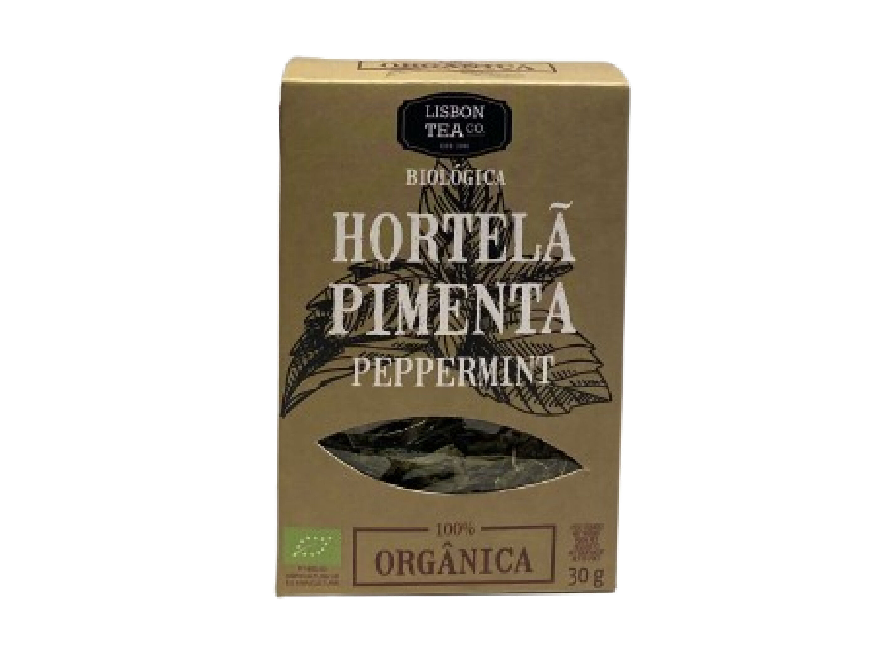INFUS&Atilde;O BIO LISBON TEA CO. BIO HORTEL&Atilde;-PIMENTA 30G image number 0