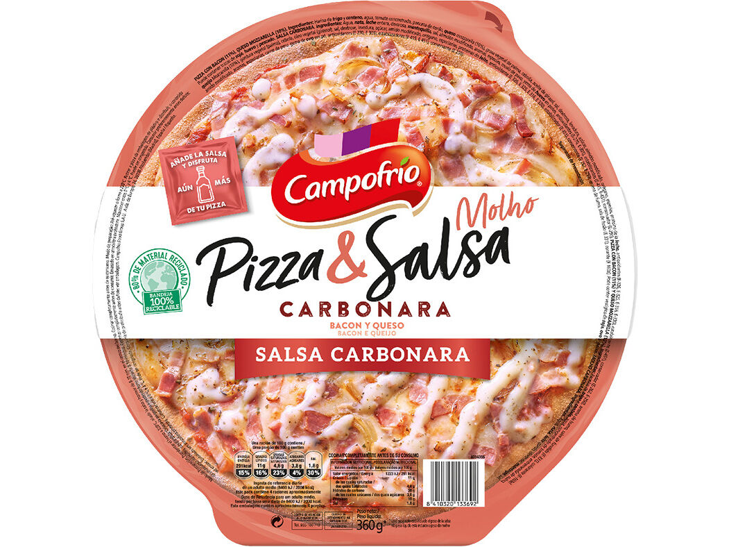 PIZZA CARBONARA CAMPOFRIO 360G image number 0