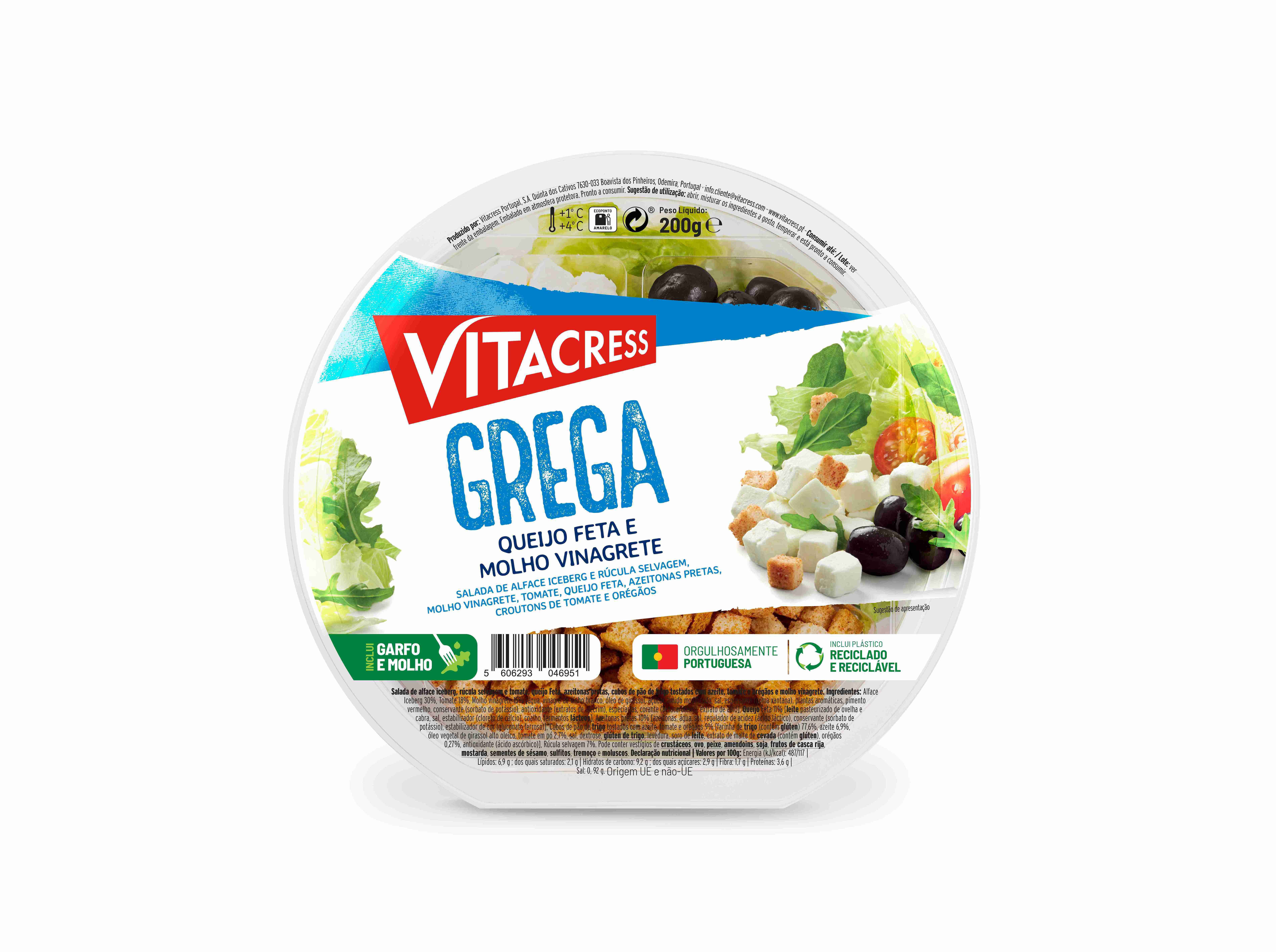 SALADA GREGA VITACRESS 200G image number 1