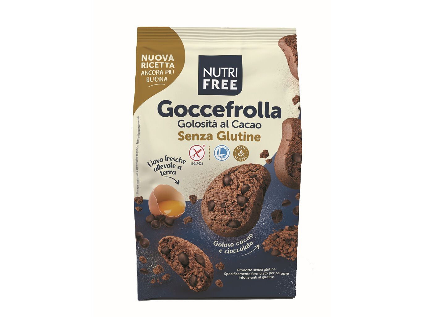 BISCOITOS SEM GL&Uacute;TEN NUTRIFREE CACAU 300G image number 0