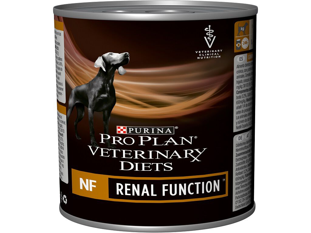 COMIDA H&Uacute;MIDA VET PRO PLAN C&Atilde;O NF RENAL 400G