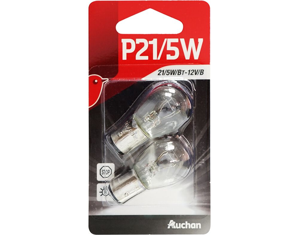 L&Acirc;MPADA AUTO AUCHAN P21/5W 12V PACK 2 UNIDADES image number 0