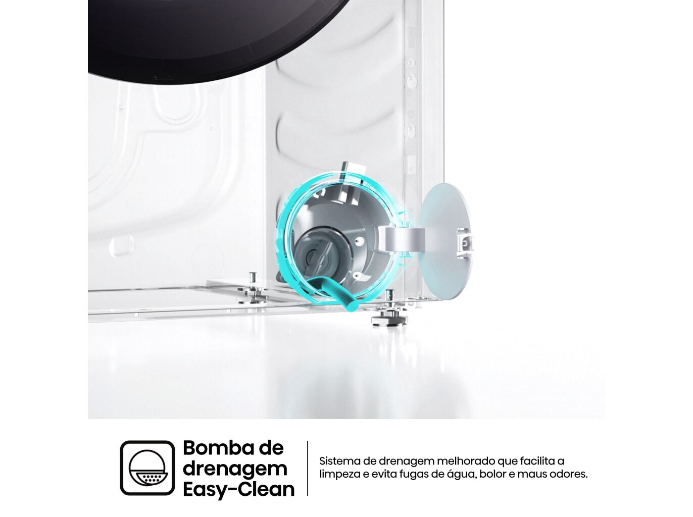 M&Aacute;QUINA DE LAVAR ROUPA HISENSE WF1I9042BWP2 BRANCO A 9KG 1400RPM image number 14