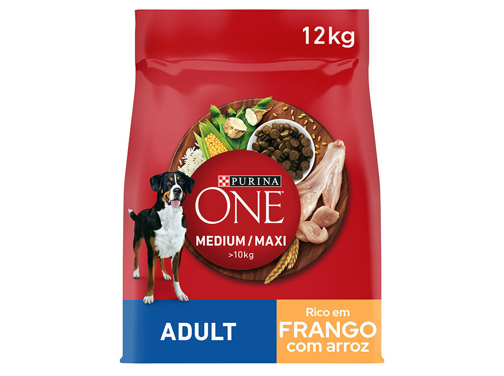 RA&Ccedil;&Atilde;O PARA C&Atilde;O PURINA ONE M&Eacute;DIO / MAXI FRANGO 12KG