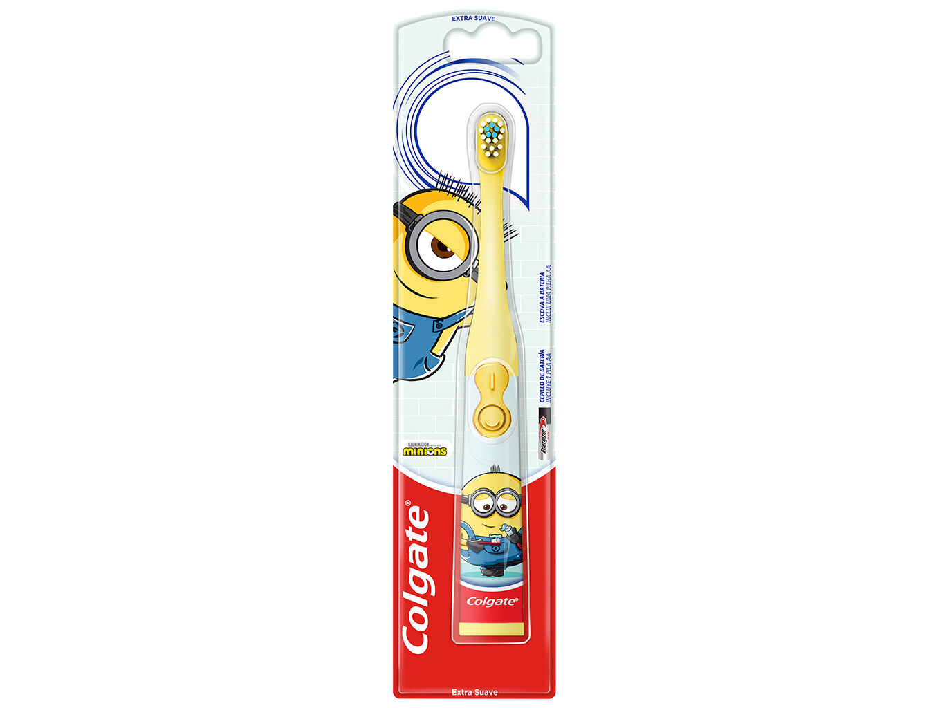 Escova de Dentes Crian&ccedil;a Bateria Minions Colgate 1un