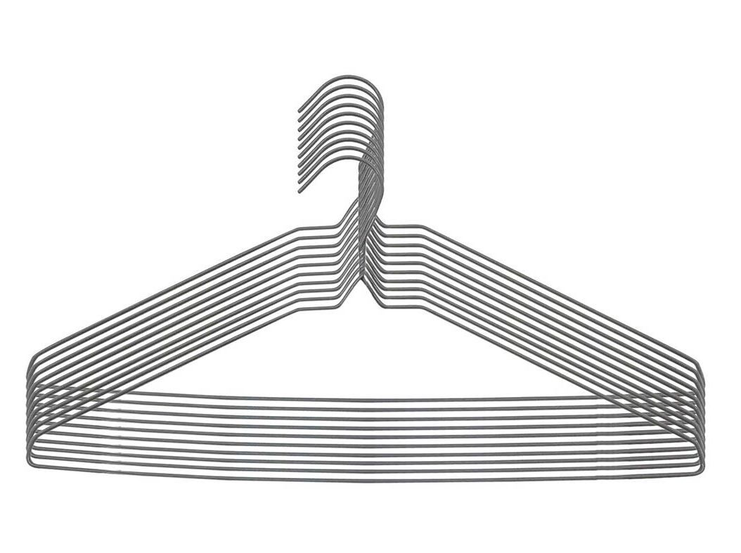 CONJUNTO 10 CABIDES AUCHAN ESSENCIAL METAL 40.5CM