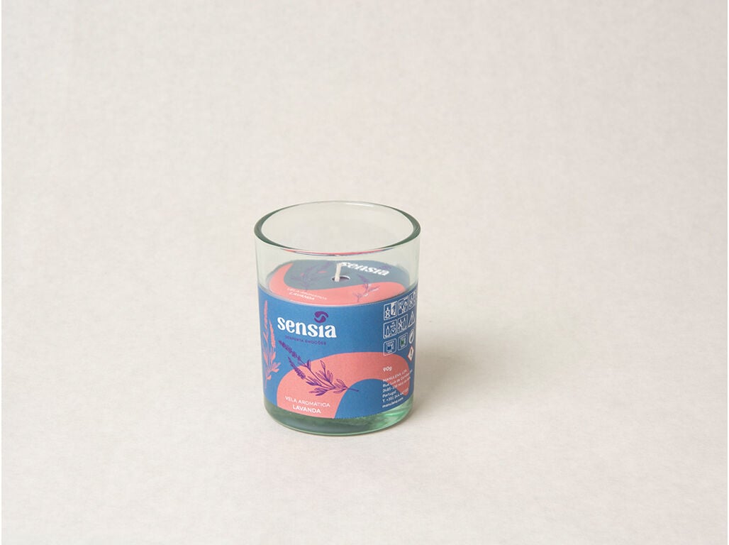 VELA PERFUMADA SENSIA LAVANDA 90GR image number 1
