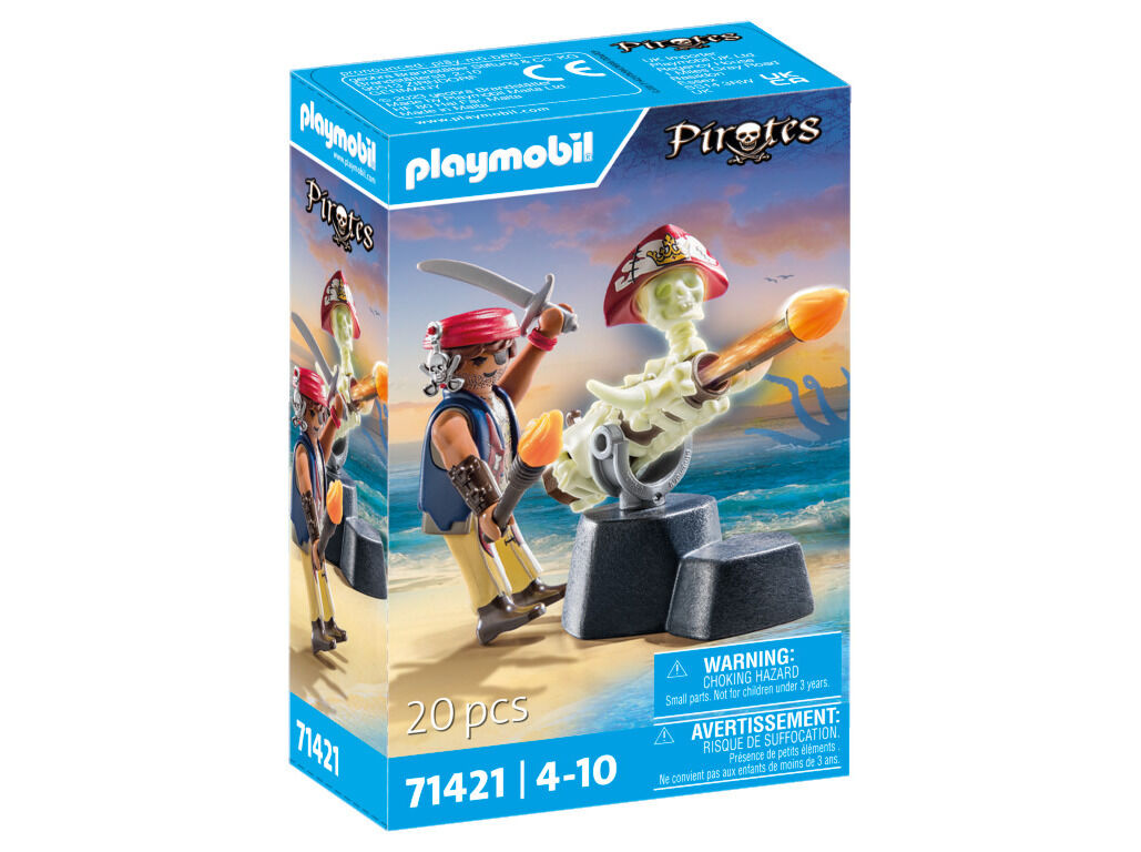 ARTILHEIRO PIRATA PLAYMOBIL 71421 image number 0
