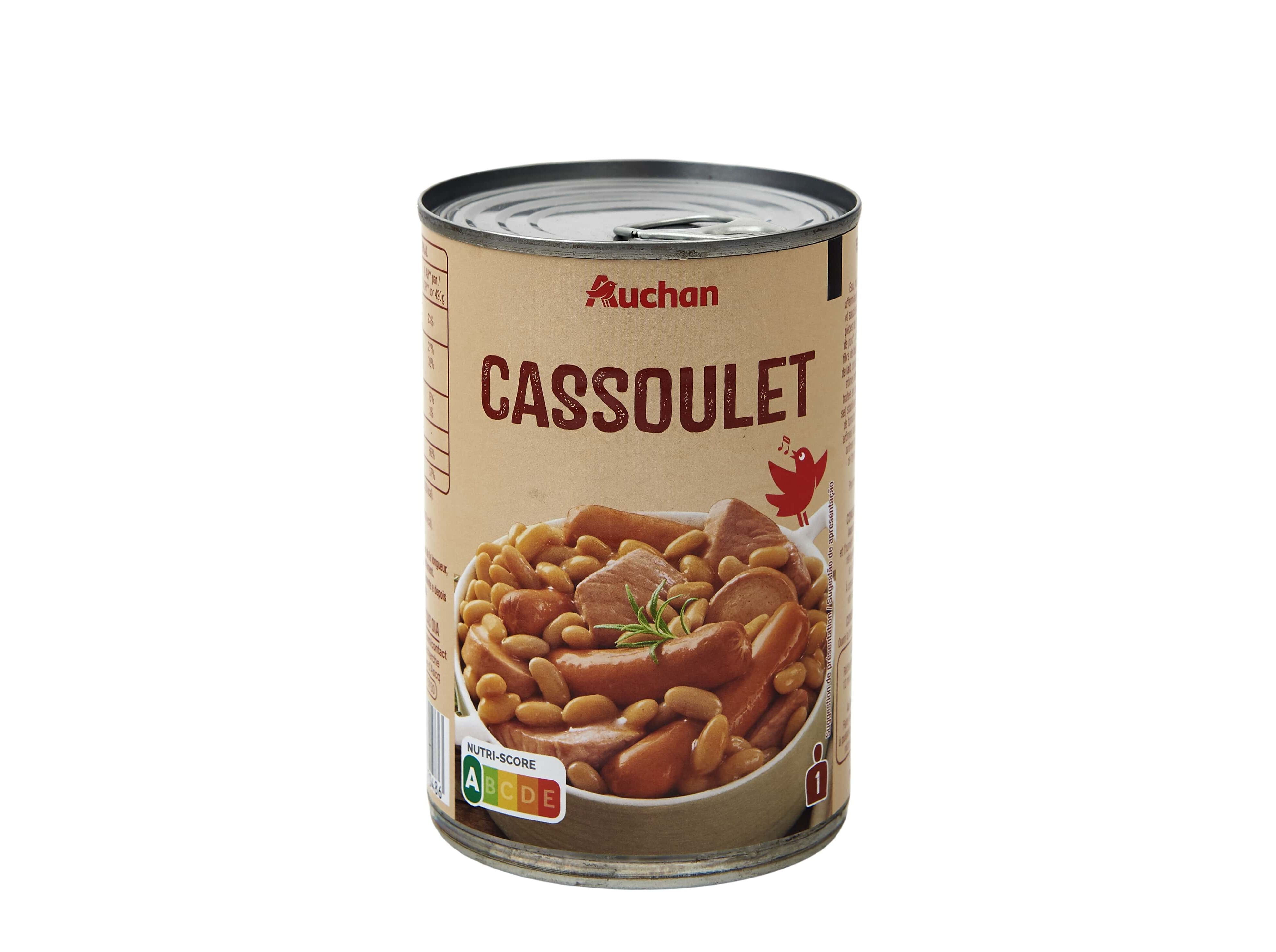 CASSOULET AUCHAN LATA 420G image number 0