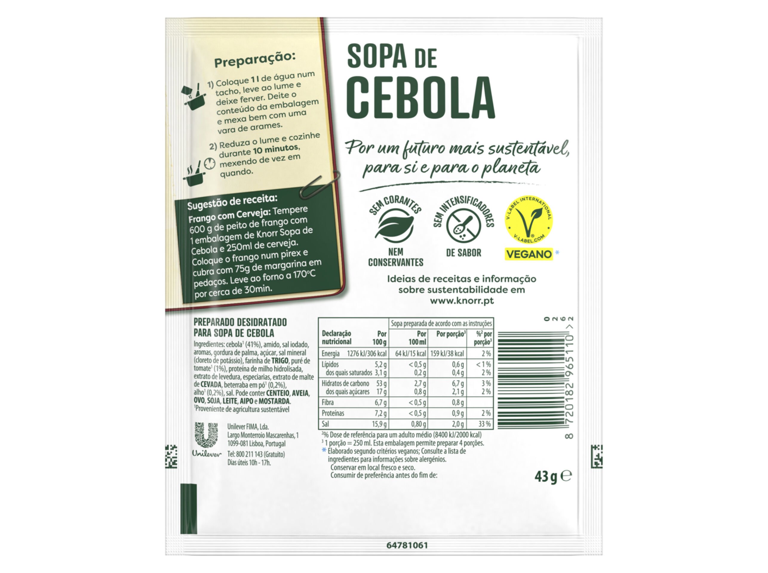 SOPA DE CEBOLA KNORR ECONOMICA PO 43G image number 1