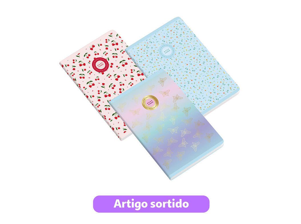 CADERNO AGRAFADO QUADRICULADO A4 AMBAR TEEN MOONFLOWER 48 FOLHAS 90G MODELOS SORTIDOS image number 0