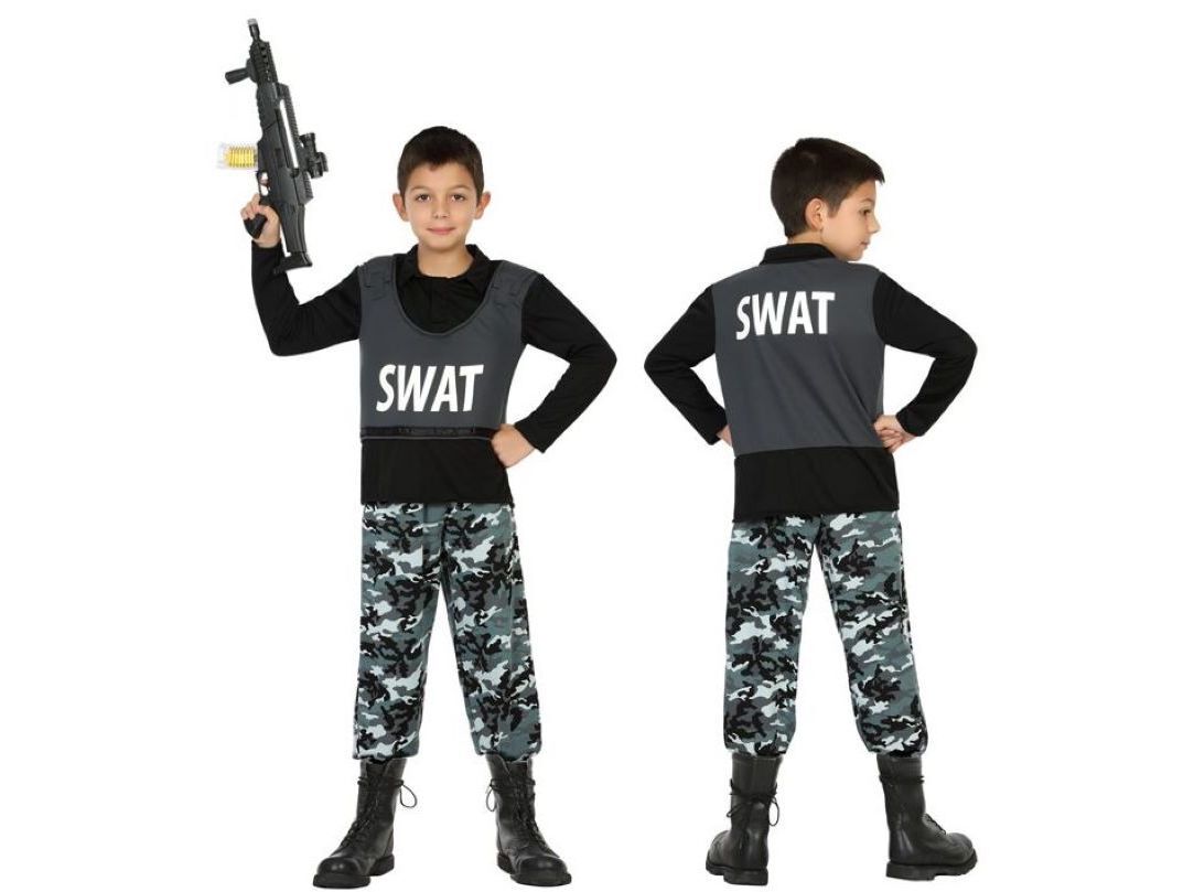DISFARCE POL&Iacute;CIA TOPBRANDS 5-6 ANOS 128CM
