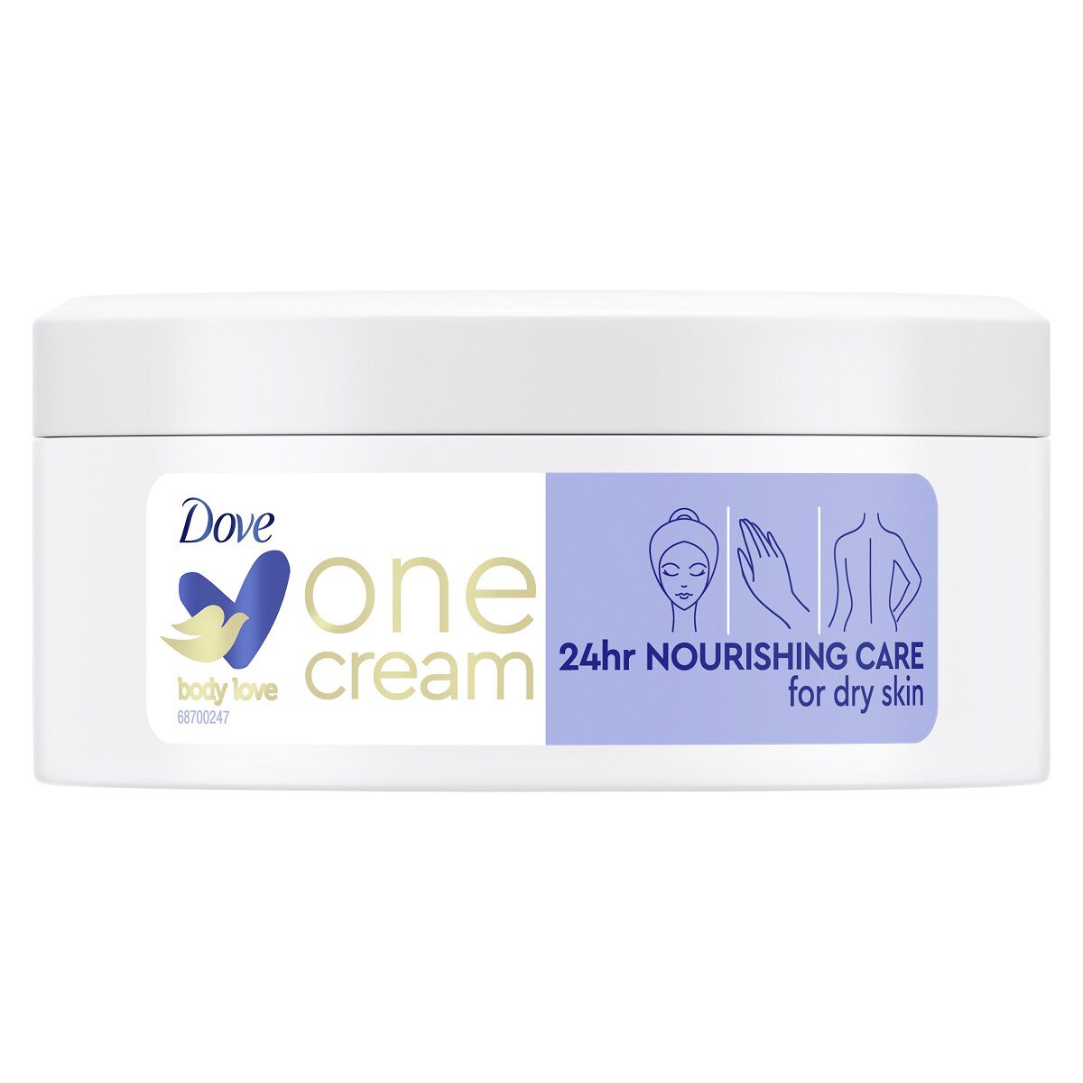 CREME CORPO DOVE NOURISHING CARE BODY LOVE 250ML image number 2