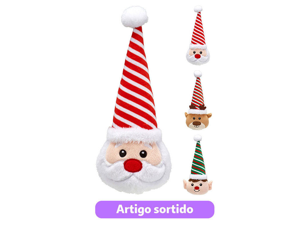 BRINQUEDO C&Atilde;O DOGS COLLECTION PELUCHE GORRO 26CM MODELOS SORTIDOS