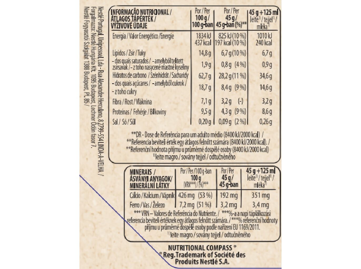 CEREAIS FITNESS GRANOLA ARANDOS E SEMENTES AB&Oacute;BORA 300G image number 1