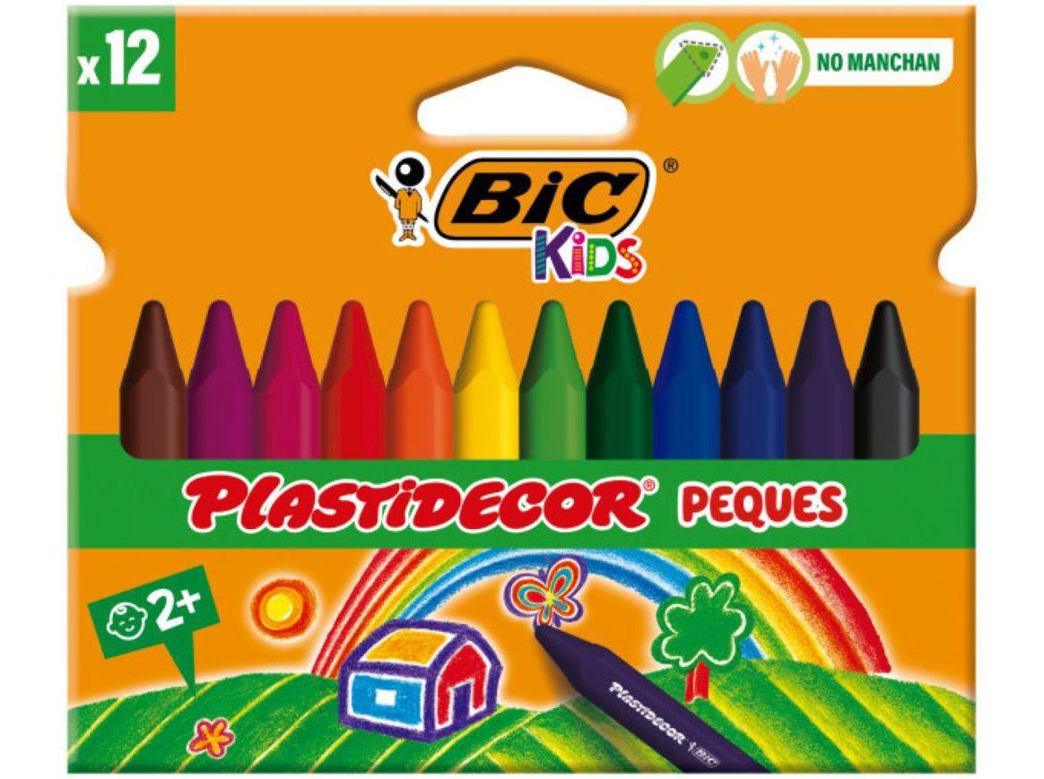 L&Aacute;PIS CERA PLASTICA BIC JUMBO TRIANGULAR 12UN image number 0