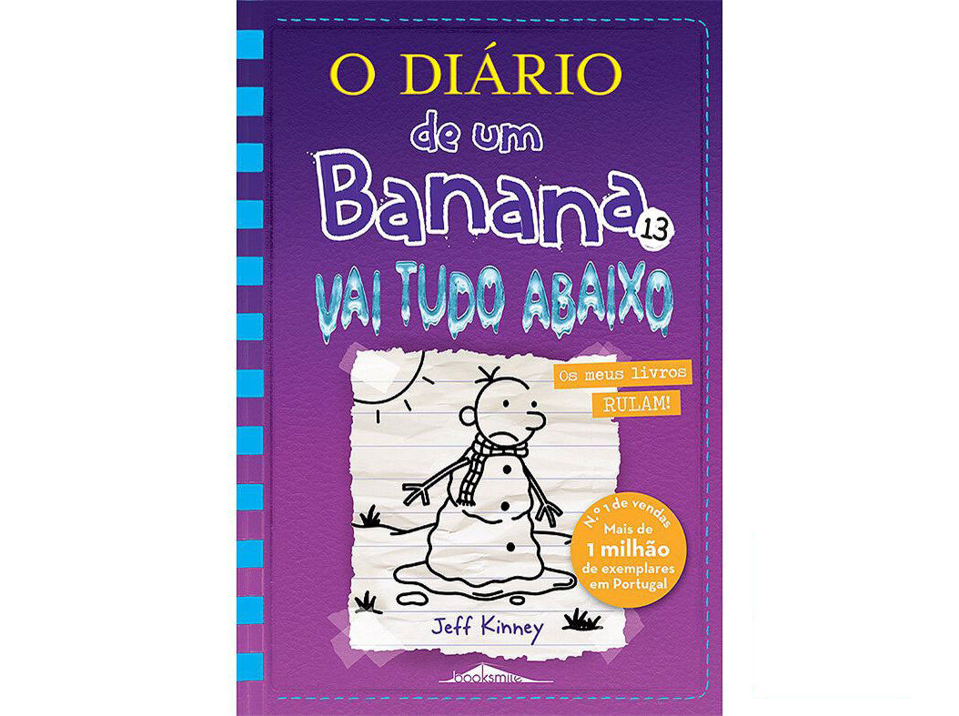 LIVRO O DI&Aacute;RIO DE UM BANANA 13 VAI TUDO ABAIXO - JEFF KINNEY image number 0