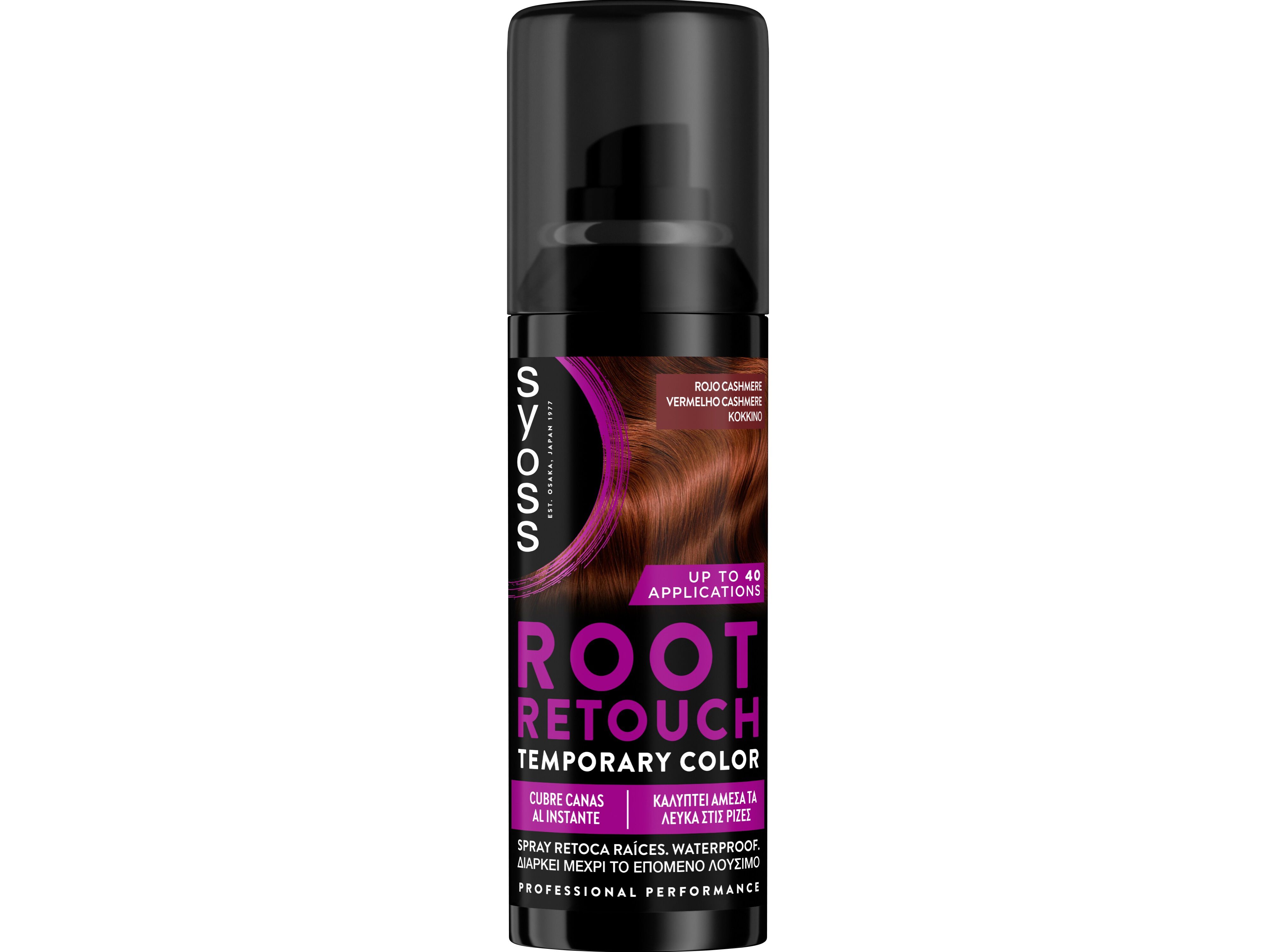 COLORA&Ccedil;AO SYOSS ROOT RETOUCH VERMELHO CASHMERE