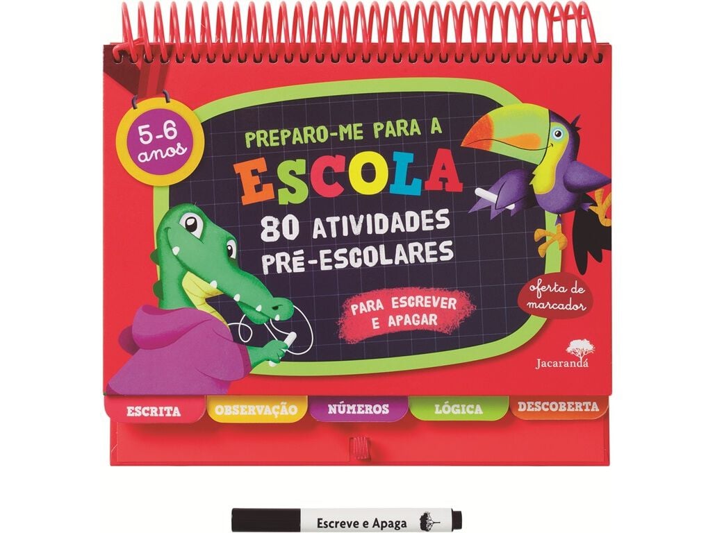 LIVRO PREPARO-ME PARA A ESCOLA 5-6 ANOS image number 0